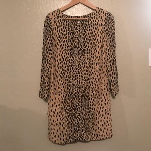 Jcrew leopard dress